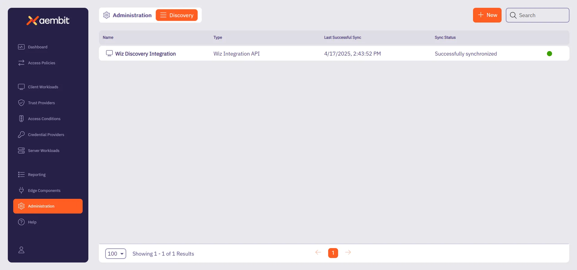Discovery Tab Layout