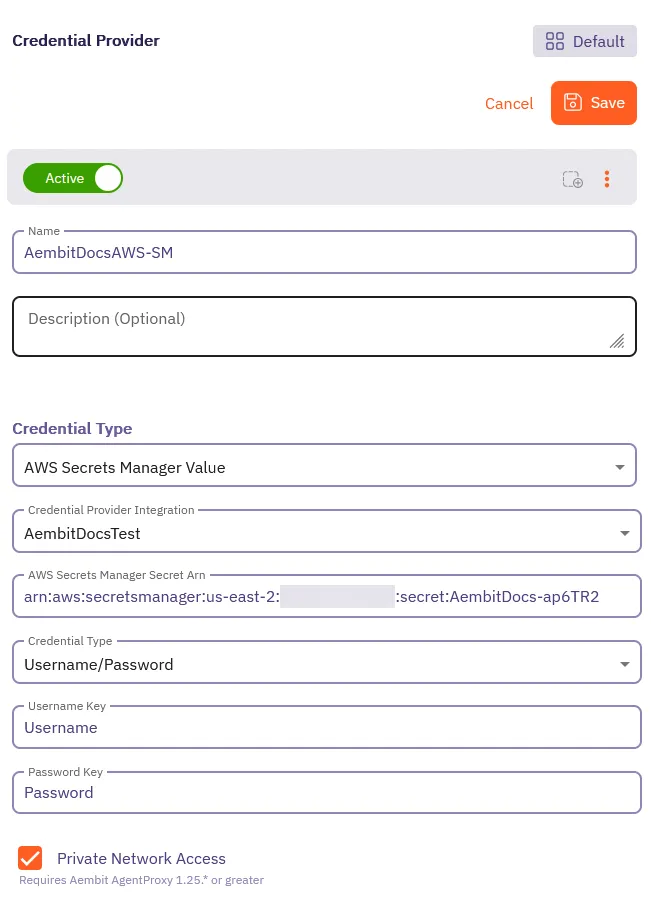 Credential Providers - Dialog Window complete