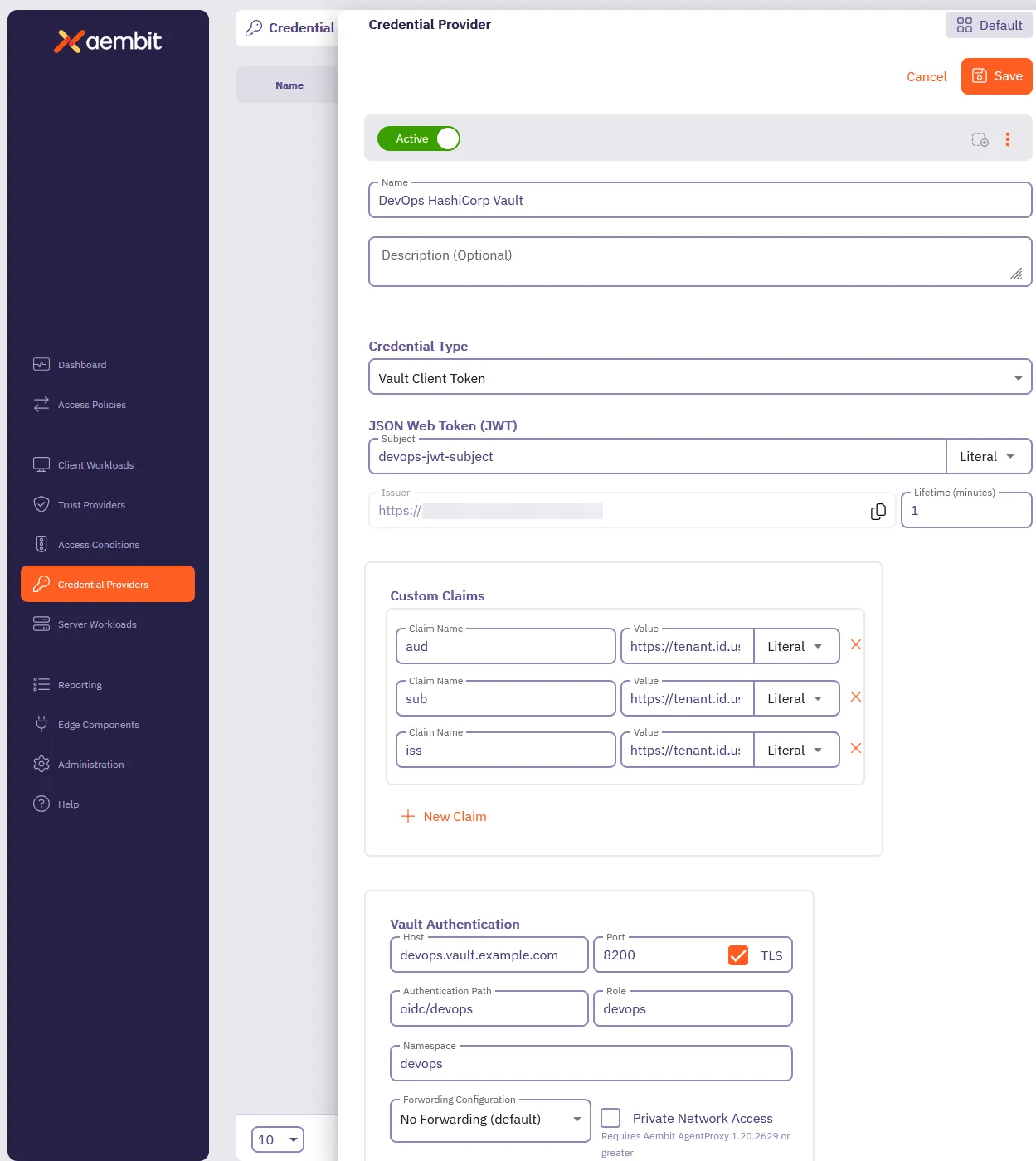 Credential Providers - Dialog Window Completed