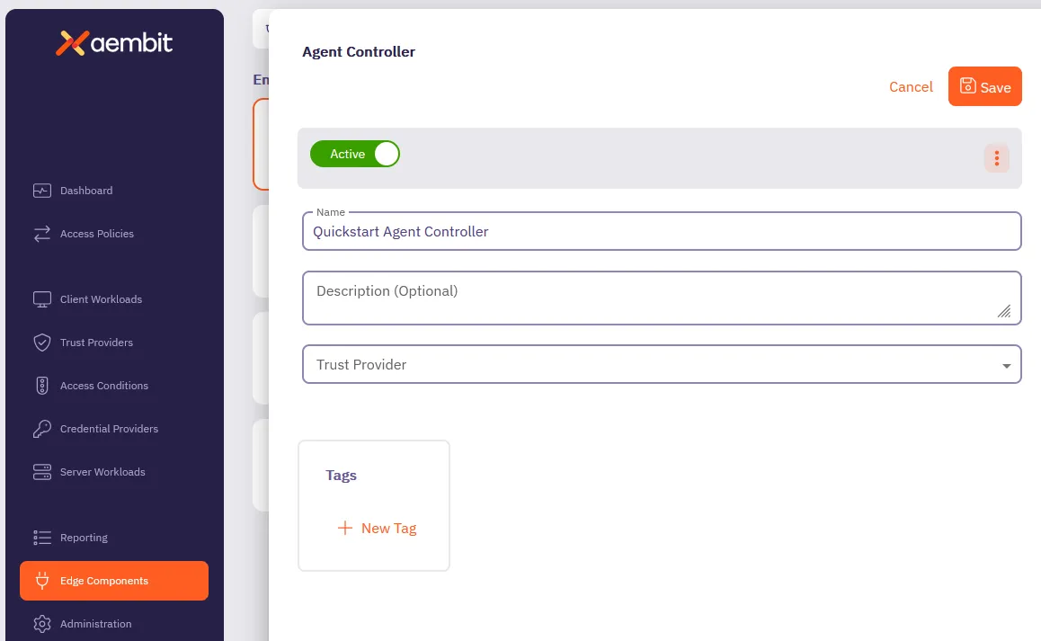 Create a New Agent Controller