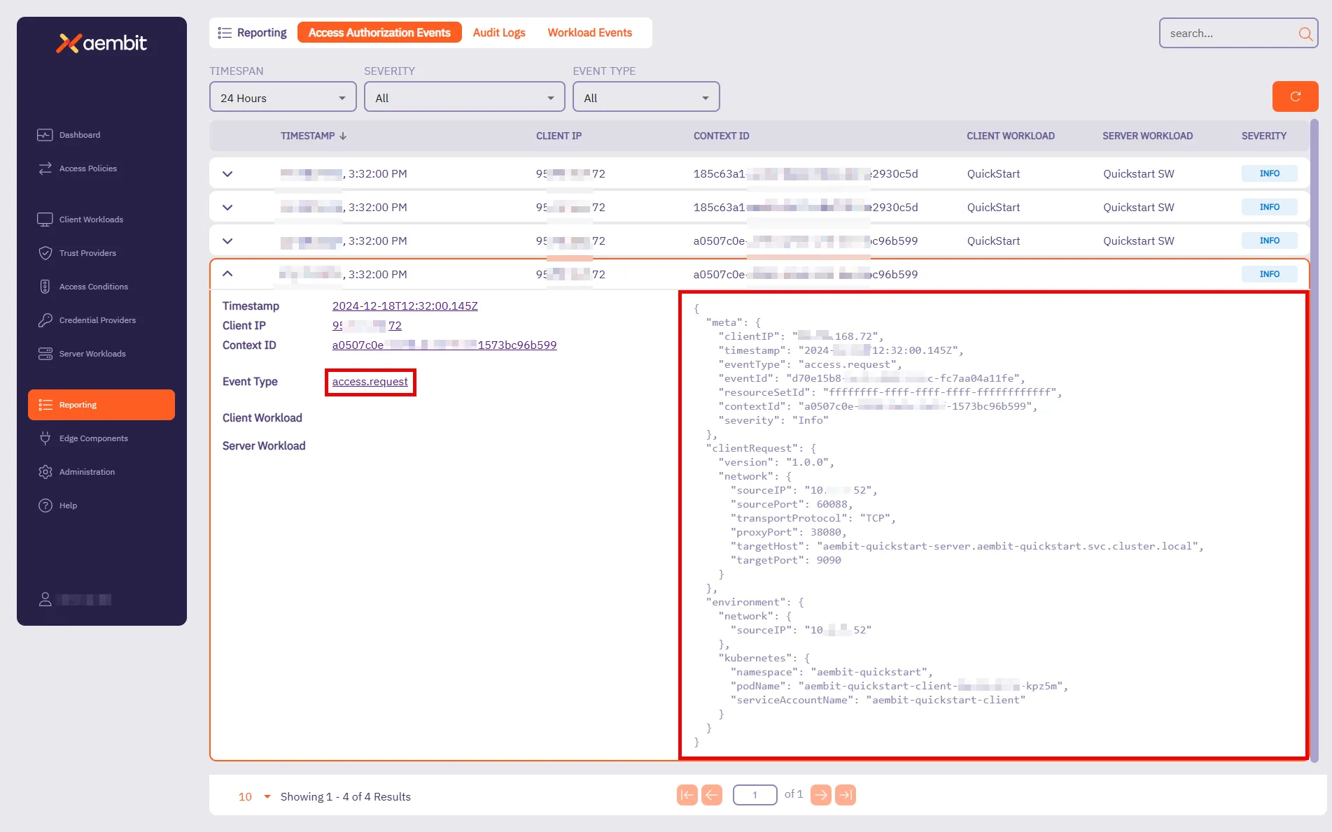 Access Request Event