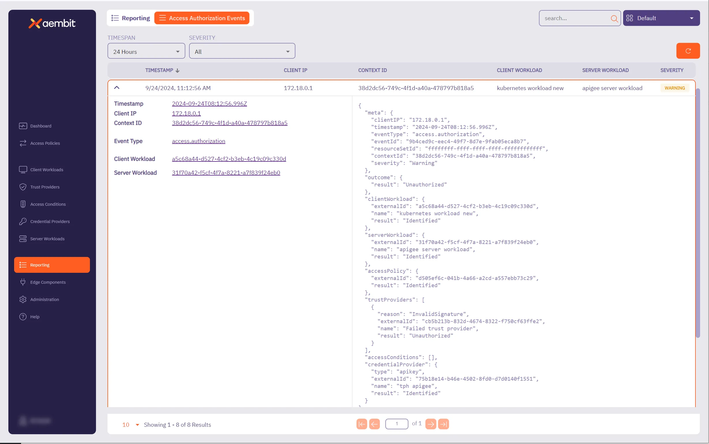 Trust Provider Failed Attestation Event